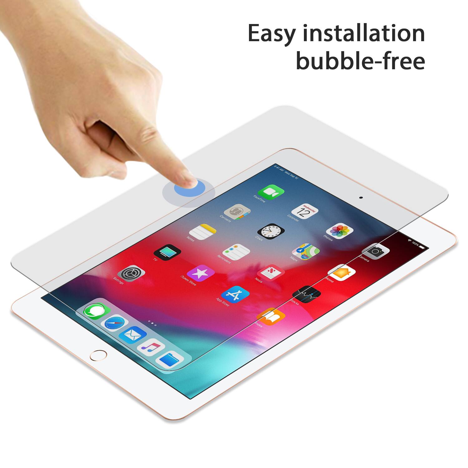 Easy installation bubble-free