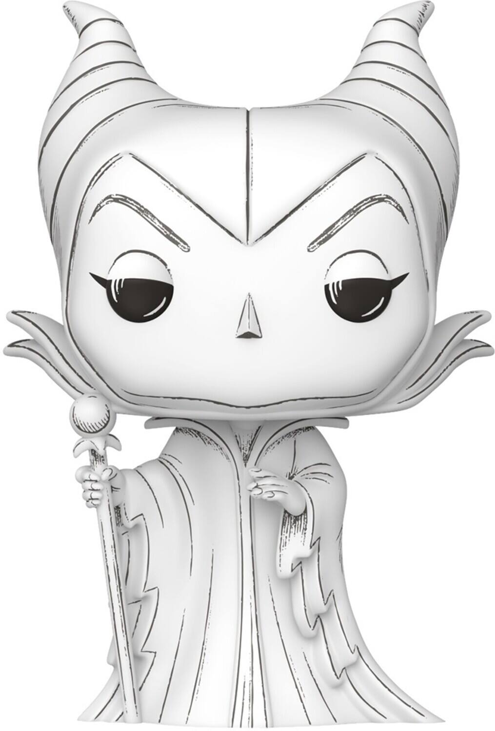 Funko - POP! Disney: Sketched - Maleficent - COLLECTIBLES - Multicolor