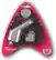 Front Standard. GRIFFIN MARKETING/INTERACTIVE S - Game Boy Advance SP Car Adapter SP - Silver.