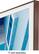 Angle. Samsung - 55" The Frame Customizable Bezel - Walnut.