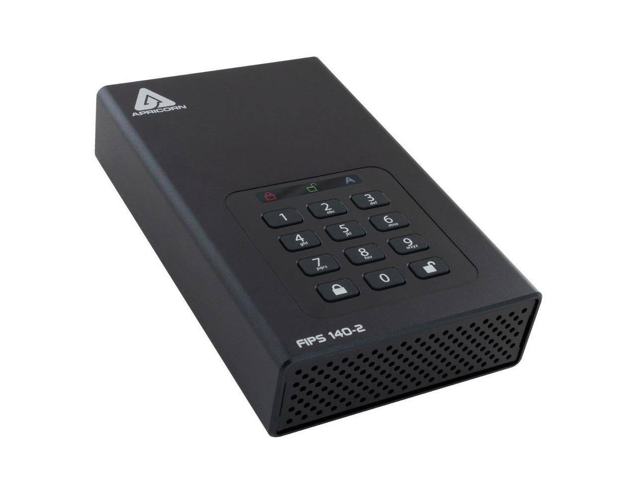 APRICORN A e 3 - 2 alec 1 6 meo 5 F 4 9 SM WAYE 8 Sewe 7 pors O FIPS 140-2