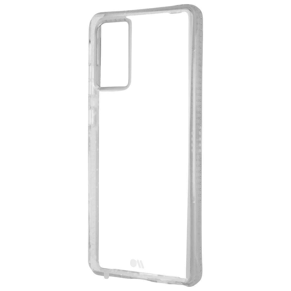 Front. Case-Mate - Case-Mate Tough Clear Plus Series Hard Case for Samsung Galaxy Note20 5G - Clear - Clear.