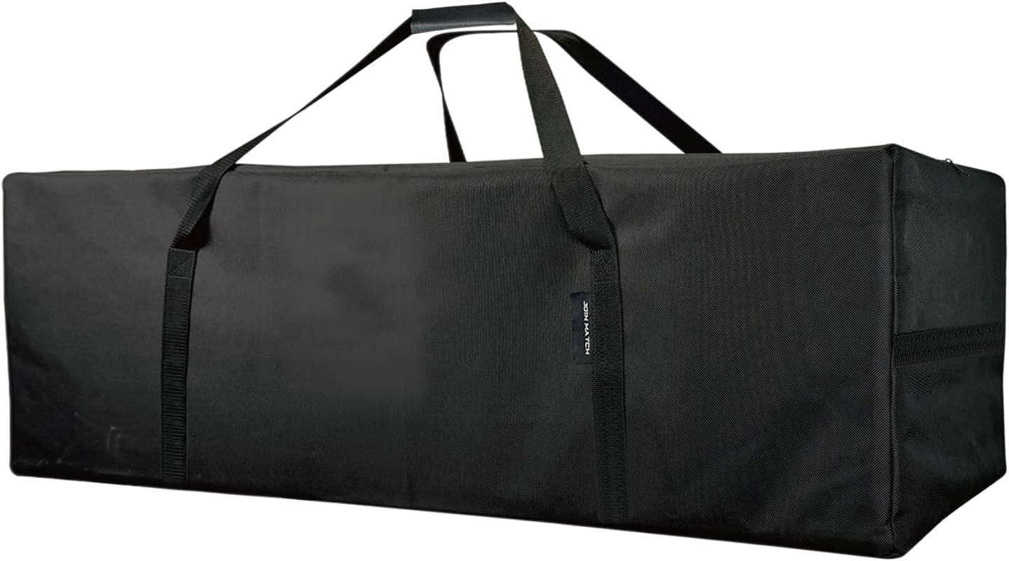 Vulpecula Spade - Sport Storage Large Zippered Bag, Sturdy & Water Resistant Made of Durable 600D Oxford Fabric for Camping - Black