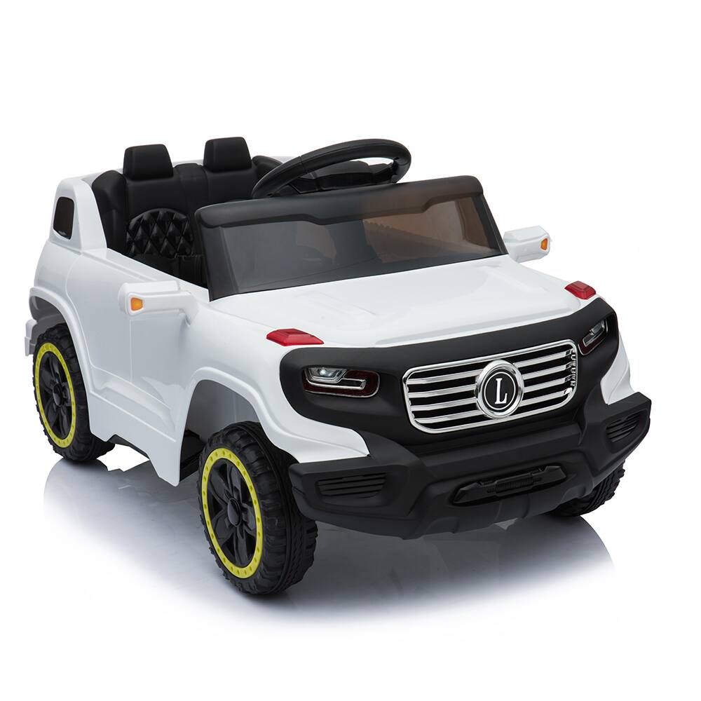 Alt View 1. Winado - 6V Ride on Car, Electric Battery Powered Ride On Toys Kids Car w/Parent Remote, Wider Seat, LED Light, Normal Music - 1 YeWhite.