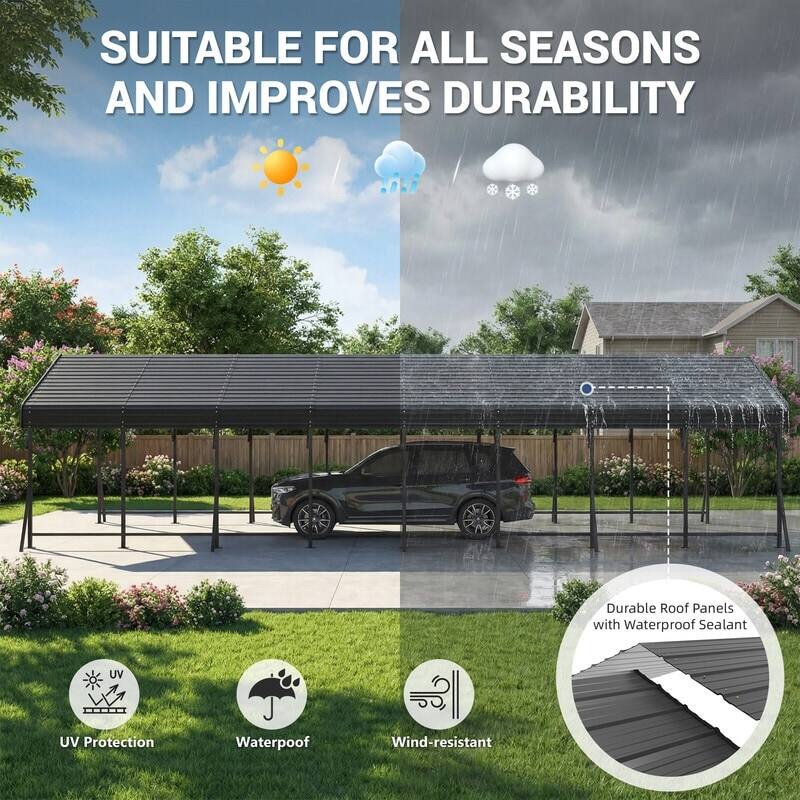 SUITABLE FOR ALL SEASONS AND IMPROVES DURABILITY

Durable Roof Panels with Waterproof Sealant

UV Protection
Waterproof
Wind-resistant