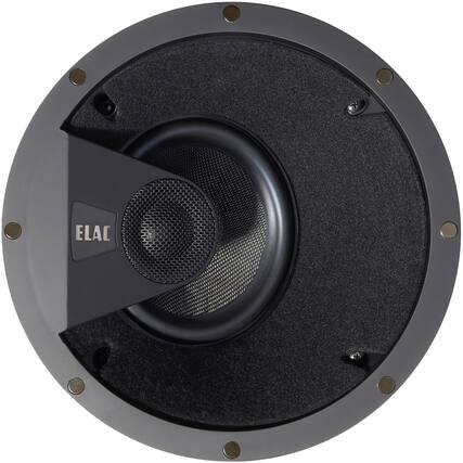 Front. ELAC - Debut 6-1/2" 120-Watt Passive 2-Way In-Ceiling Speaker (Each) - White.