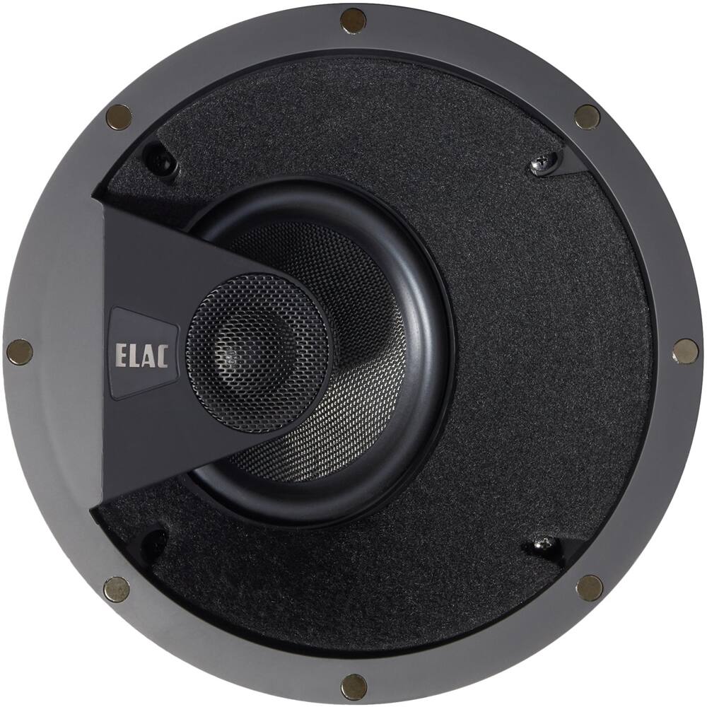 Front. ELAC - Debut 6-1/2" 120-Watt Passive 2-Way In-Ceiling Speaker (Each) - White.