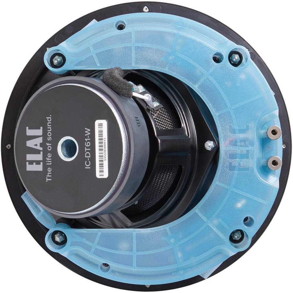 Alt View 13. ELAC - Debut 6-1/2" 120-Watt Passive 2-Way In-Ceiling Speaker (Each) - White.