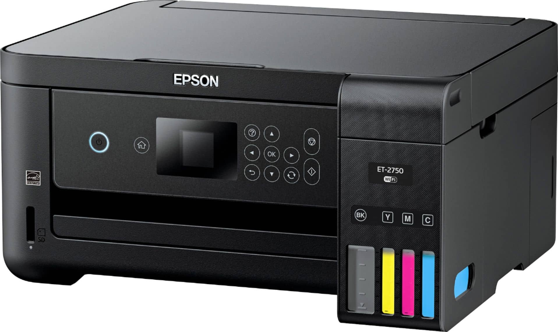 Alt View 19. Epson - Expression EcoTank ET-2750 Wireless All-in-One Inkjet Printer.