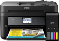 Front Zoom. Epson - WorkForce EcoTank ET-4750 Wireless All-in-One Printer - Black.