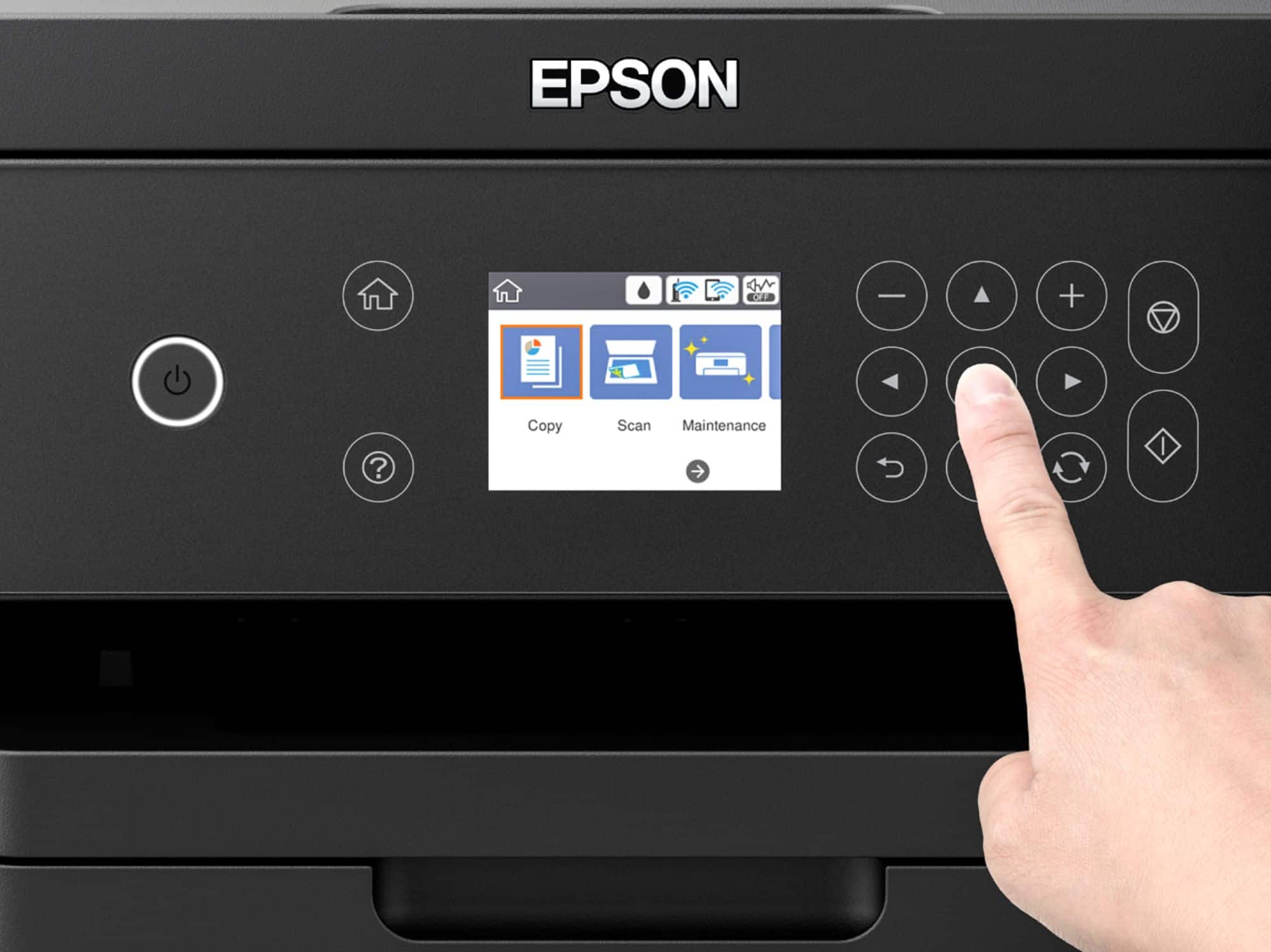 Alt View 1. Epson - Expression EcoTank ET-3700 Wireless All-in-One Printer.