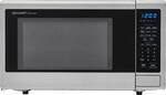 Sharp - Carousel 1.8 Cu. Ft. Microwave - Stainless steel - Front_Standard
