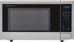 Sharp - Carousel 1.8 Cu. Ft. Microwave - Stainless steel - Front_Zoom