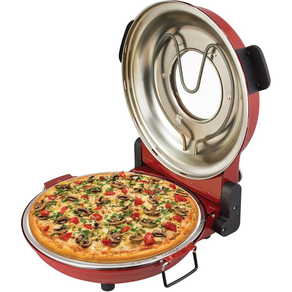 Kalorik Hot Stone Pizza Oven Red PZM 43618 R - Best Buy