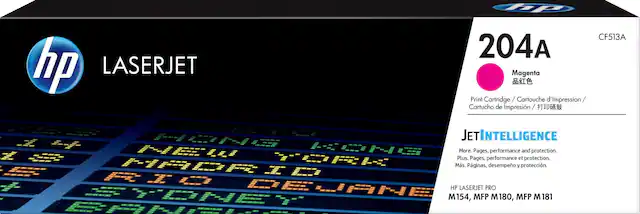 Front. HP - 204A Toner Cartridge - Magenta.