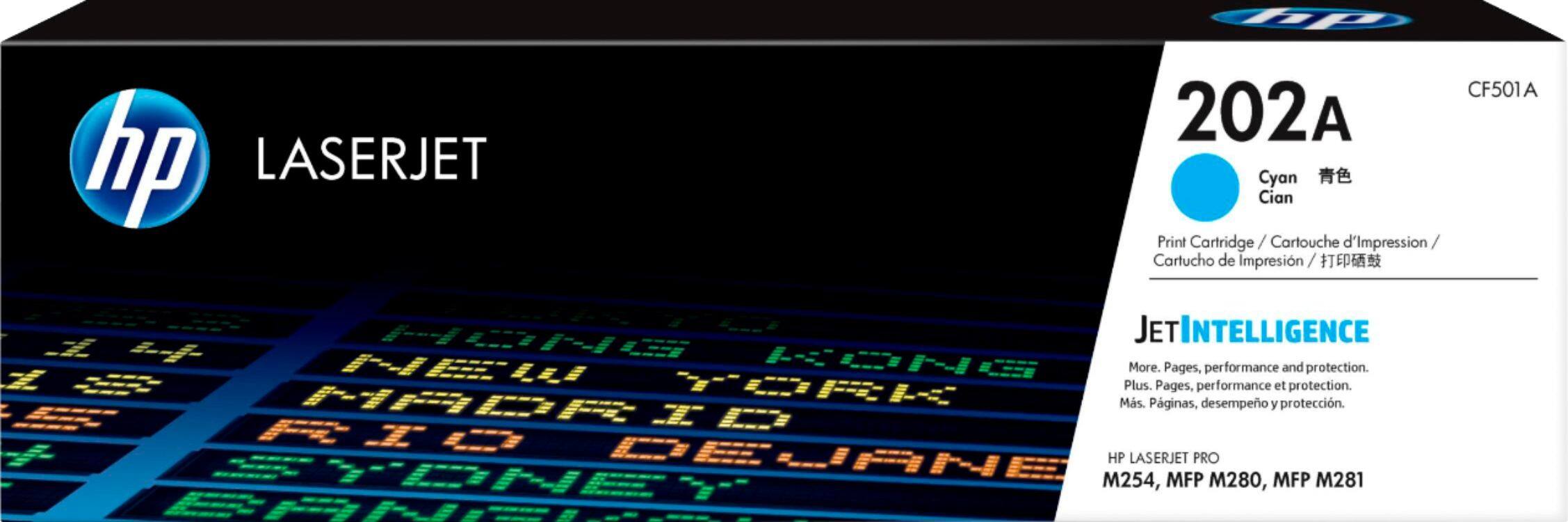 HP - 202A Standard Capacity Toner Cartridge - Cyan