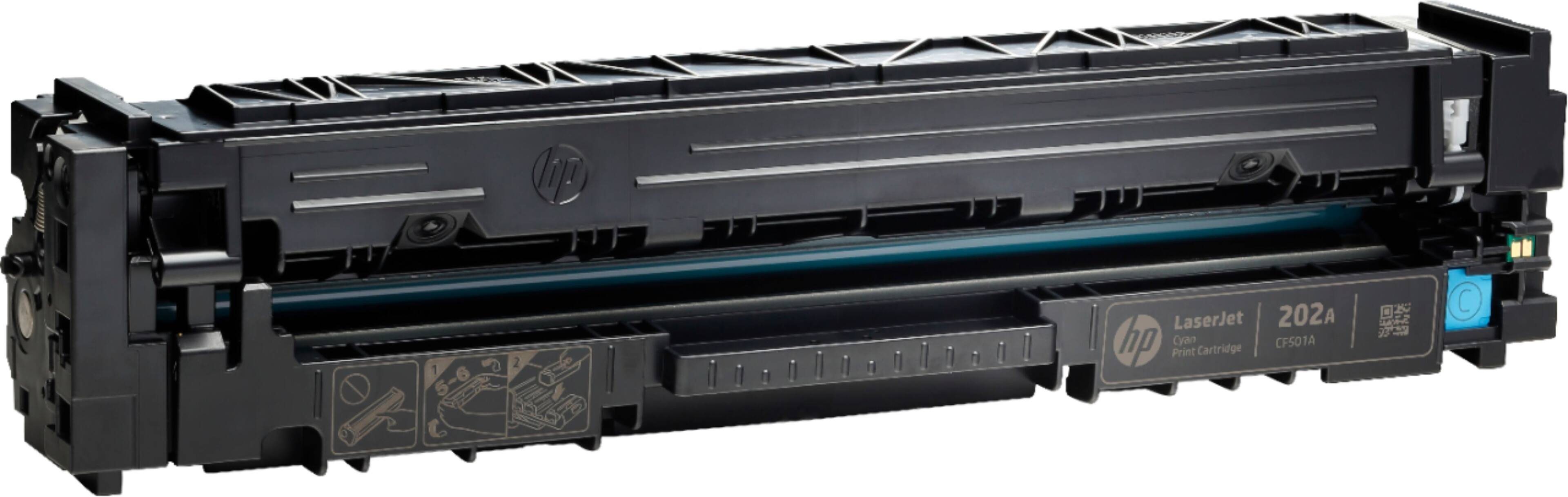 Alt View 11. HP - 202A Standard Capacity Toner Cartridge - Cyan.