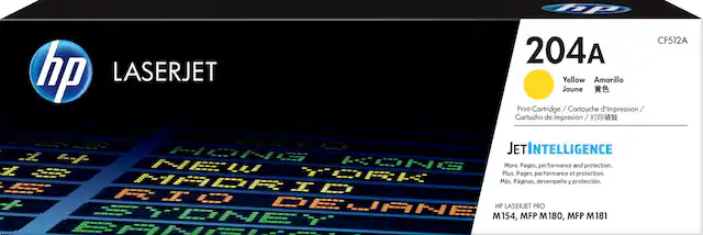 Front. HP - 204A Toner Cartridge - Yellow.