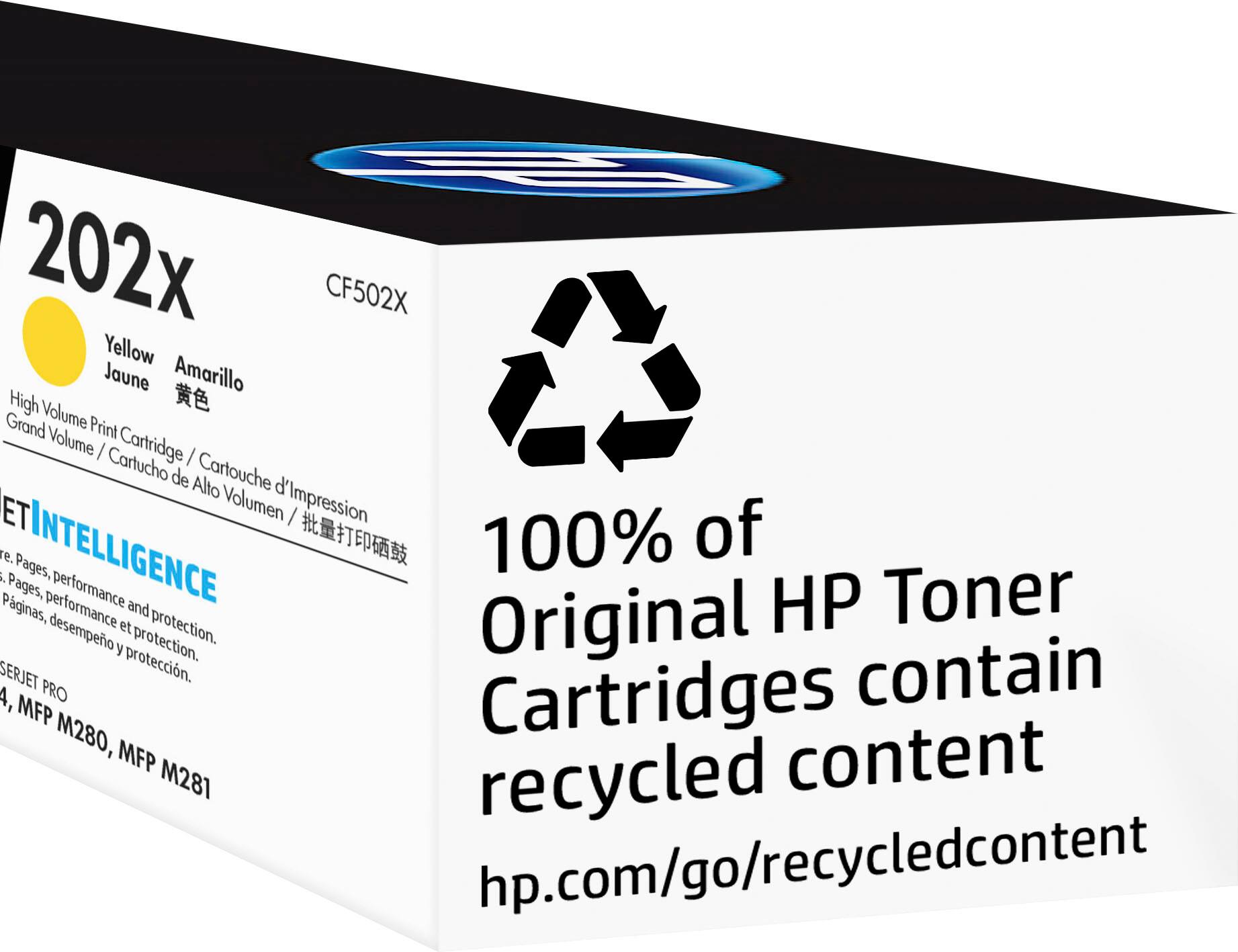 Alt View 13. HP - 202X High-Yield Toner Cartridge - Yellow.