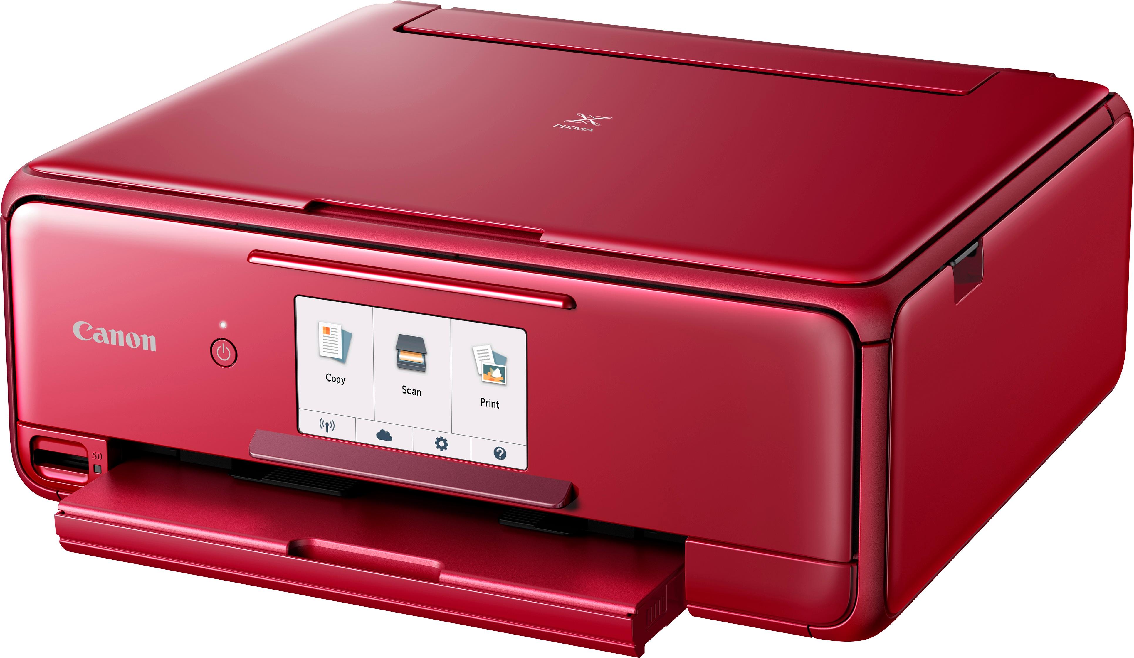 PIXMA TS8120 Wireless All-In-One Printer Red 2230C042