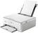Left. Canon - PIXMA TS8120 Wireless All-In-One Printer - White.