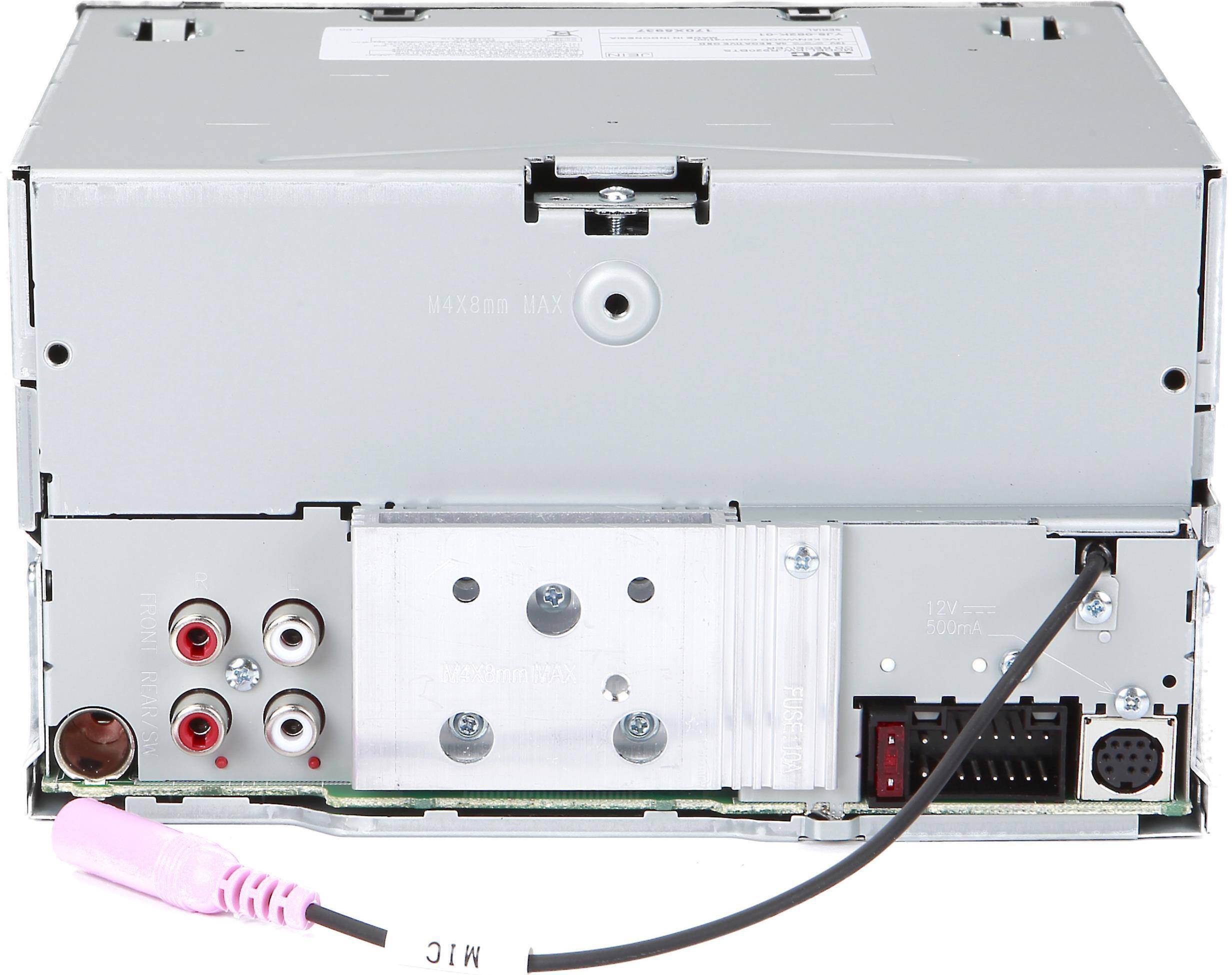 Back. JVC - Built-in Bluetooth - In-Dash CD/DM Receiver - Black.