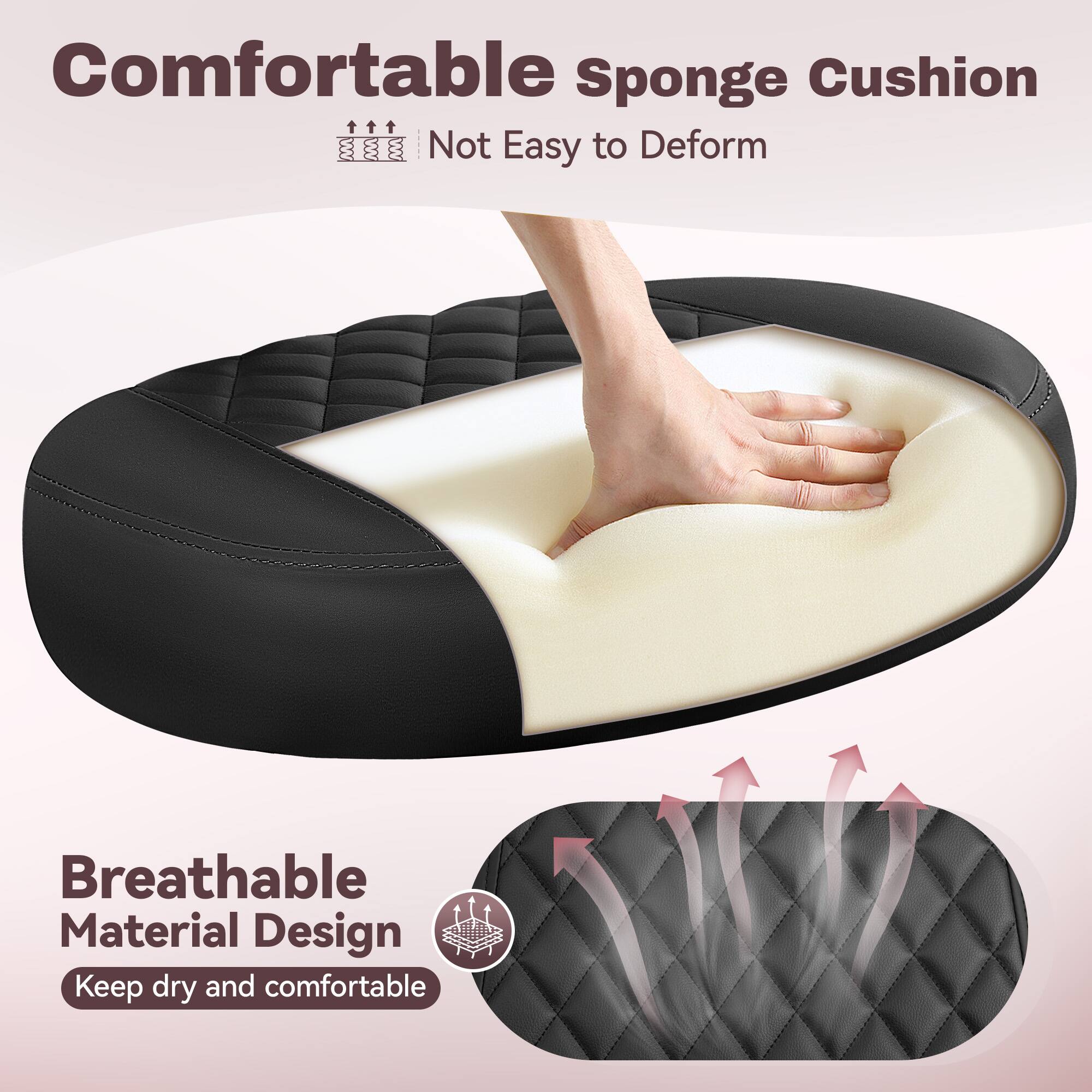 Comfortable Sponge Cushion  
Not Easy to Deform  

Breathable Material Design  
Keep dry and comfortable