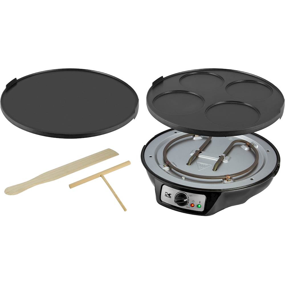 Best Buy: Kalorik 12 Electric Griddle, Pancake Maker and Crepe Maker Black  CRM 43667 BK
