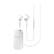 Front. Samsung - Level Active Wireless In-Ear Headphones - White.