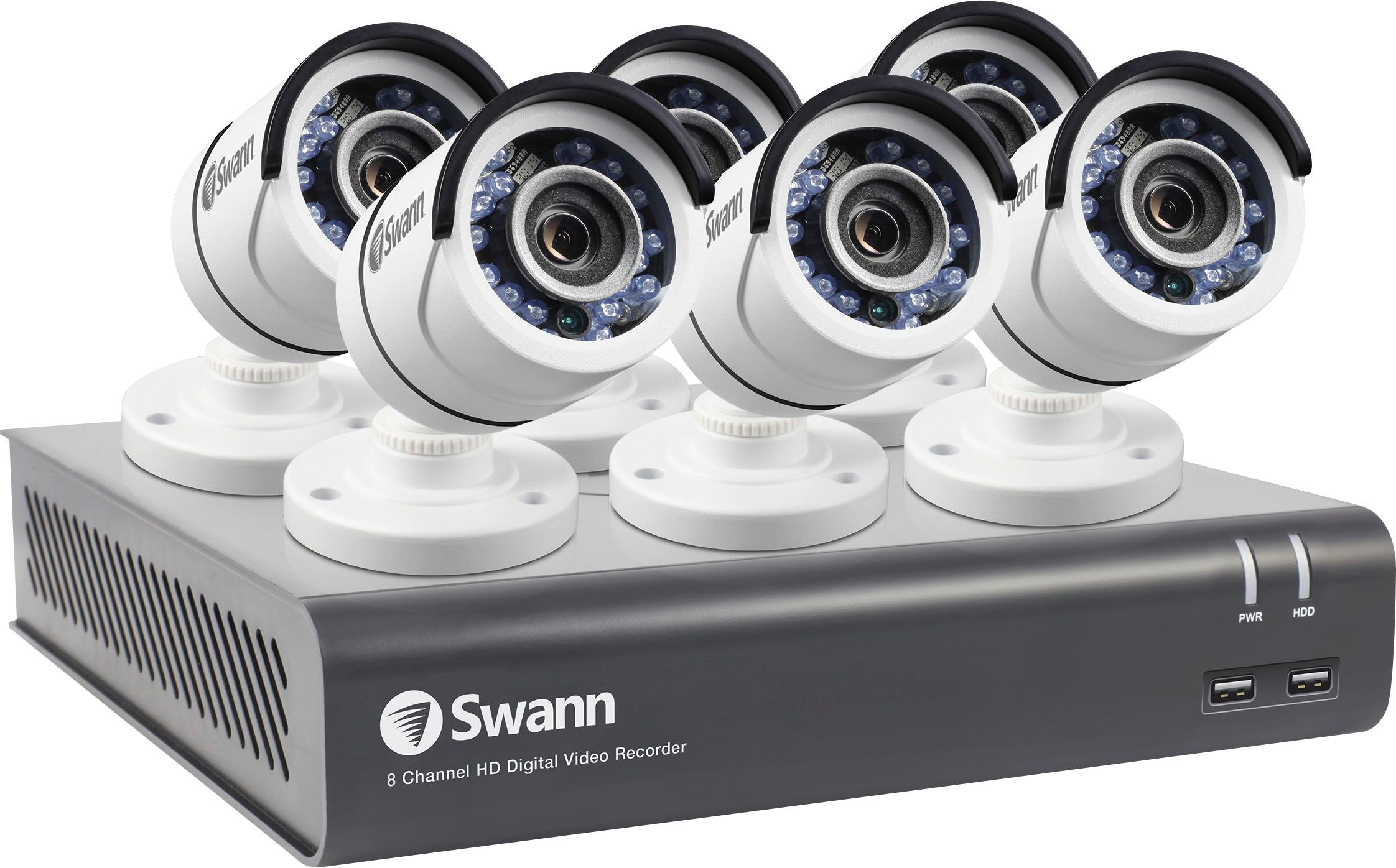 Swann PRO SERIES HD 8-Channel, 6-Camera 