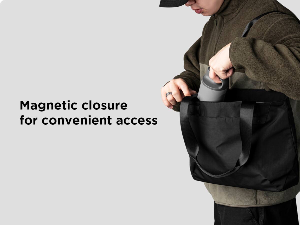 Magnetic closure for convenient access