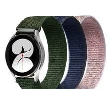 PureGear - Velcro Watch Bands 3-Pack for Samsung Galaxy Watch 7/6/5 - Pink,Green and Blue