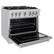 Left. ZLINE - 36" Classic Dual Fuel Stainless Steel Range w/ 6 Burner Cooktop & Convection Oven (CDR36) - Stainless Steel.