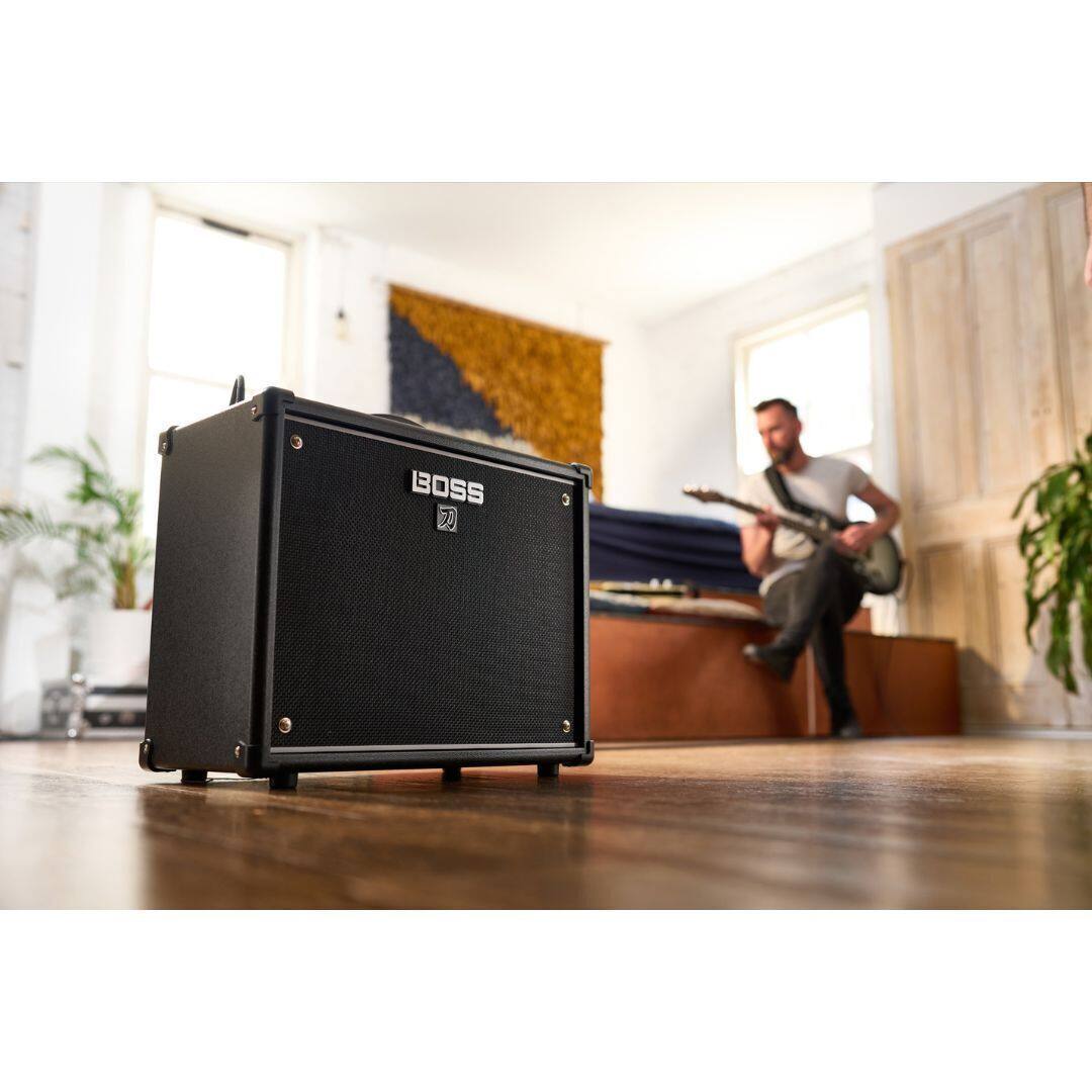 Back. BOSS - BOSS Katana Gen 3 50W 1x12-Inch Combo Guitar Amplifier Bundle.