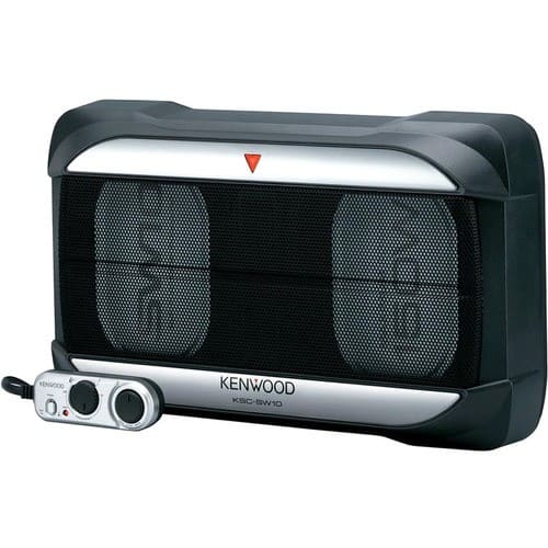 Kenwood - 75 W Car Audio Subwoofer System - black-Front_Standard