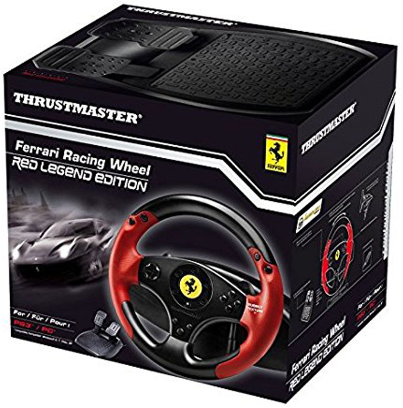 elektropositive Lejlighedsvis ammunition Best Buy: Thrustmaster Ferrari Red Legend Edition Racing Wheel for PC and  Sony PlayStation 3 Red 4060052