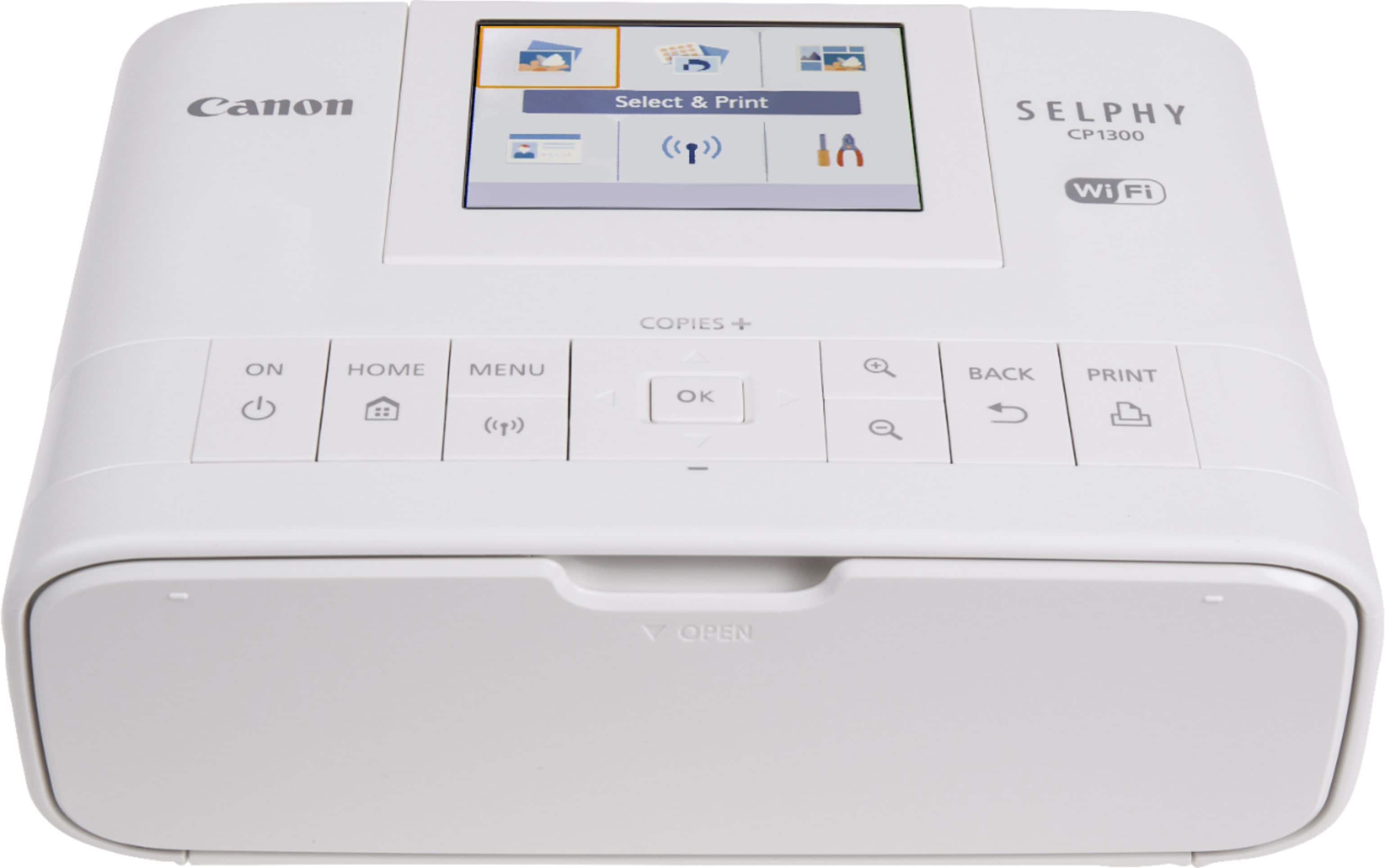 Alt View 11. Canon - SELPHY CP1300 Wireless Compact Photo Printer - White.