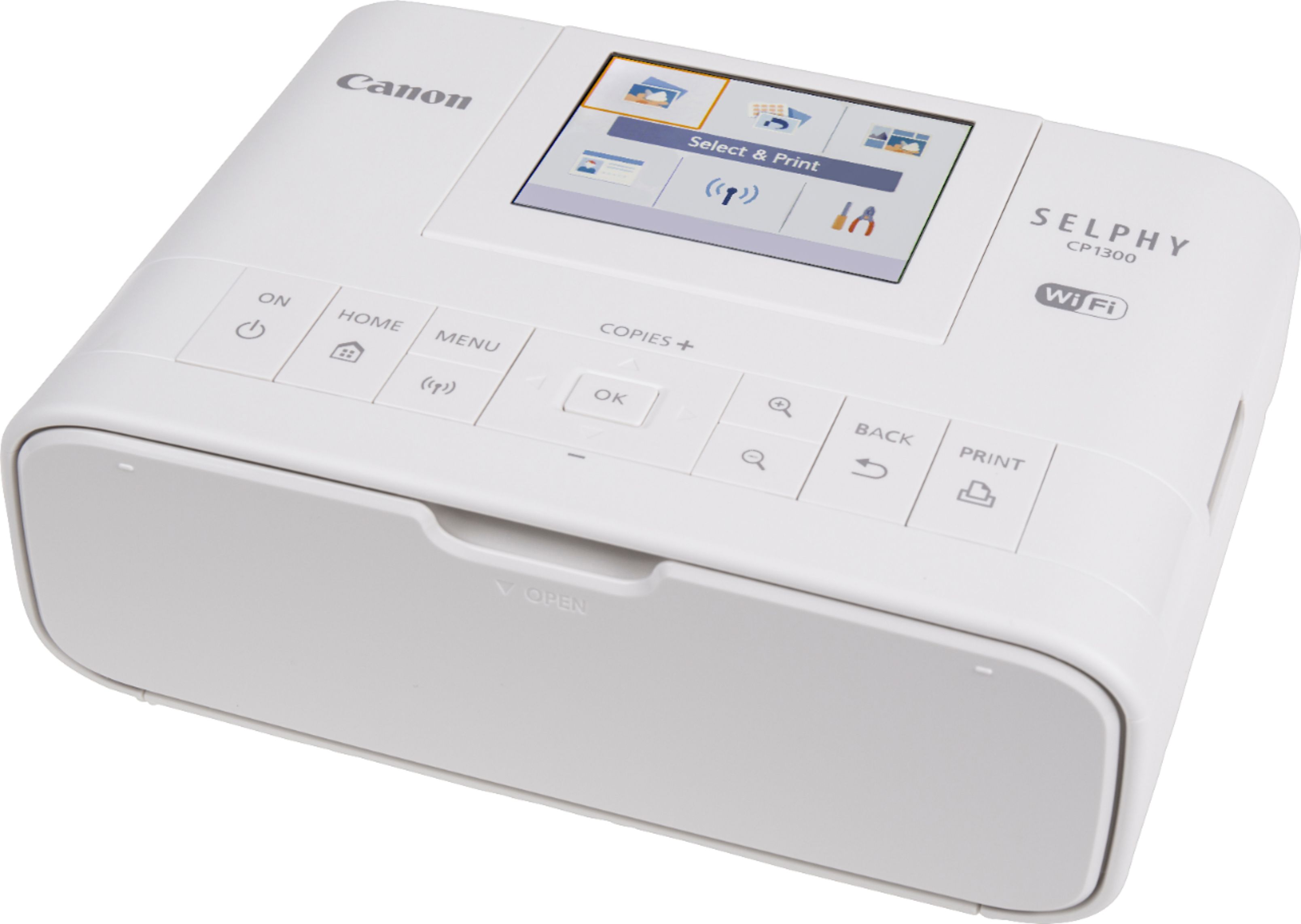 Best Buy: Canon SELPHY CP1300 Wireless Compact Photo Printer White