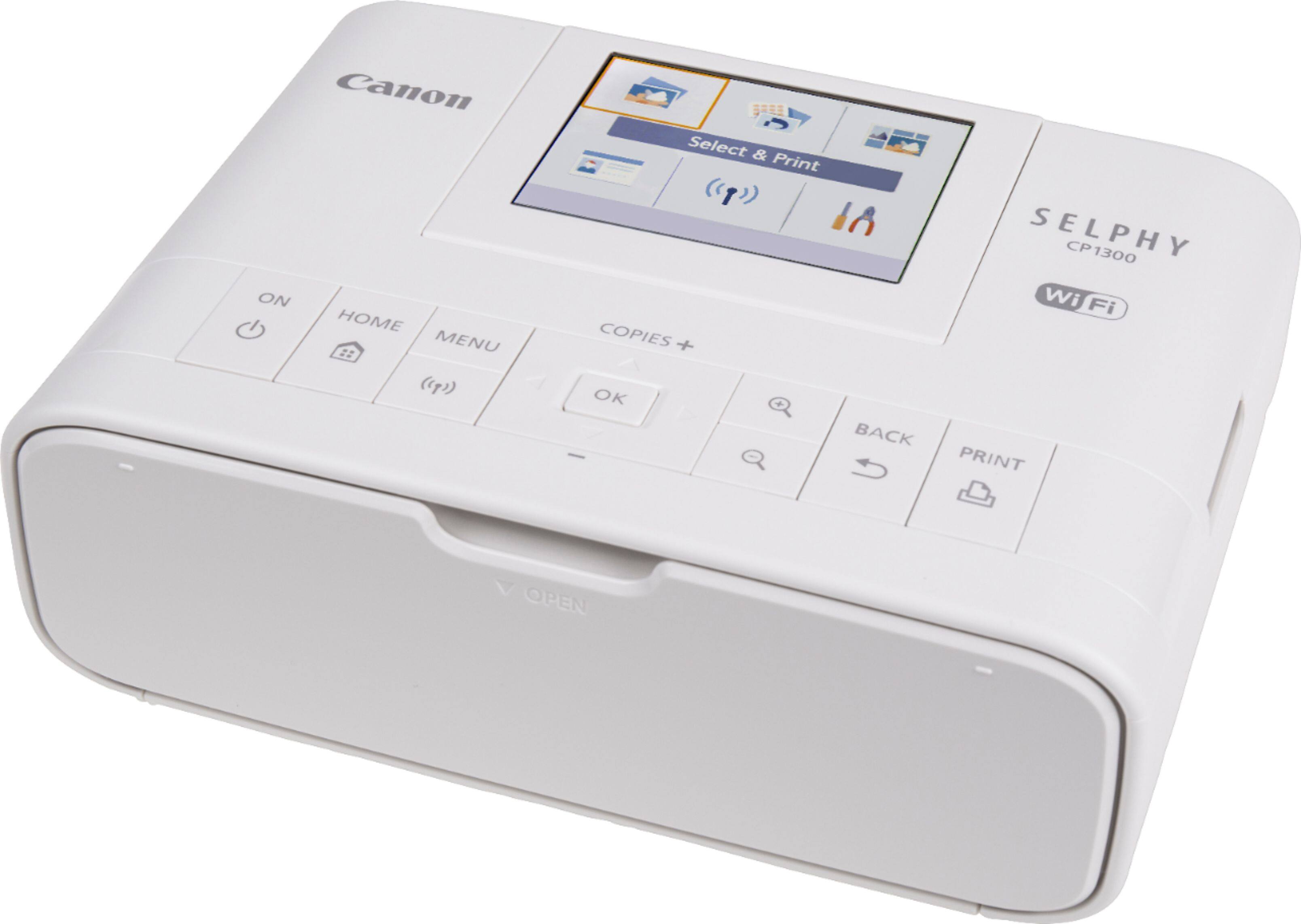 Alt View 13. Canon - SELPHY CP1300 Wireless Compact Photo Printer - White.