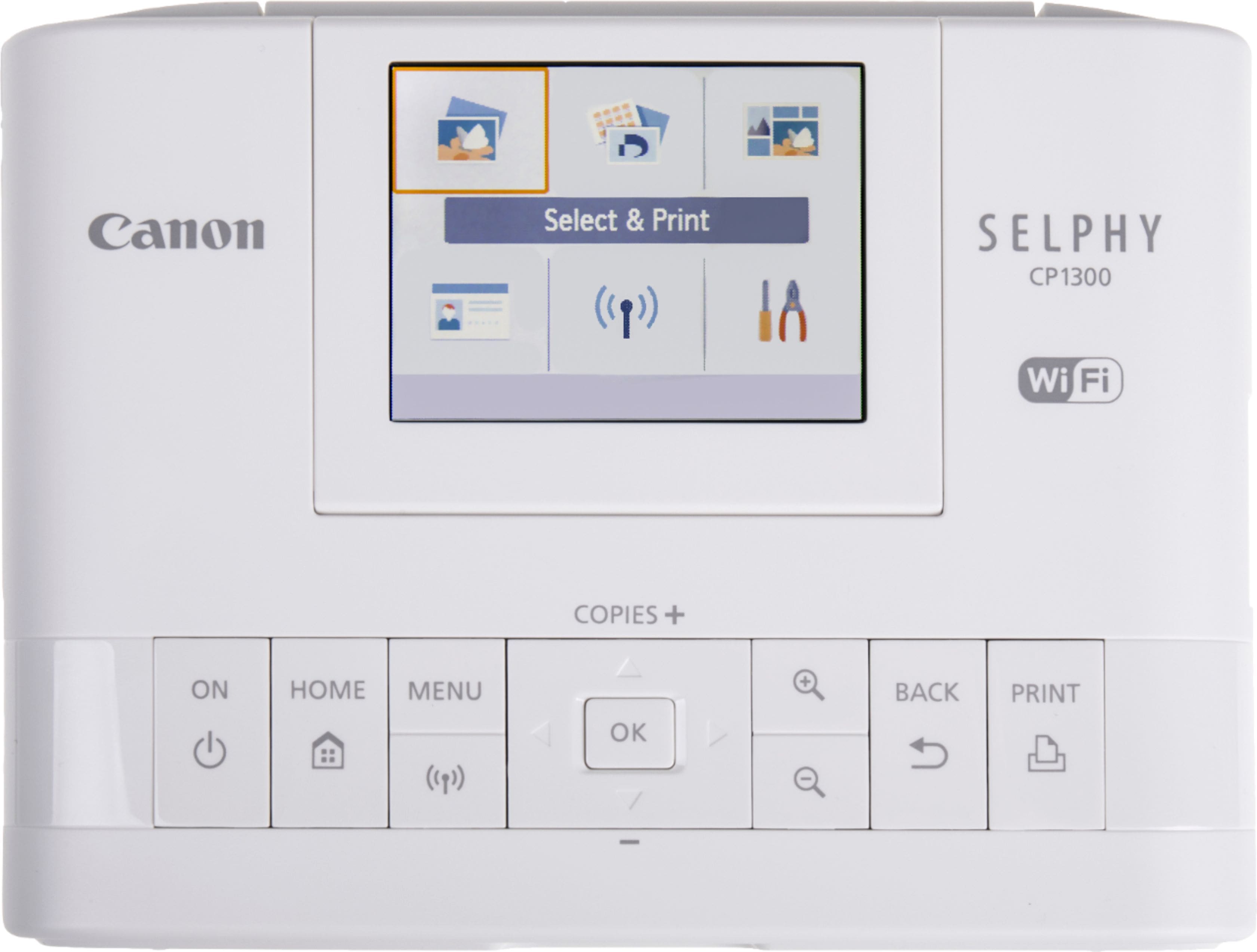 Alt View 1. Canon - SELPHY CP1300 Wireless Compact Photo Printer - White.