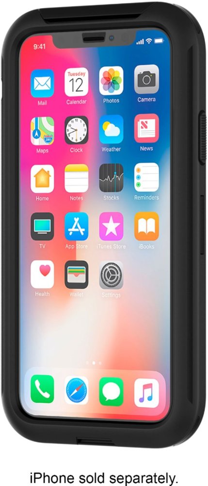 protect ultimate case for apple iphone x and xs - black/black