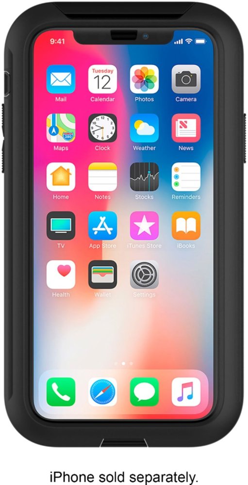 protect ultimate case for apple iphone x and xs - black/black