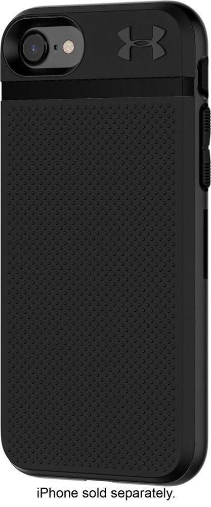 protect stash case for apple iphone 7 and 8 - black/black