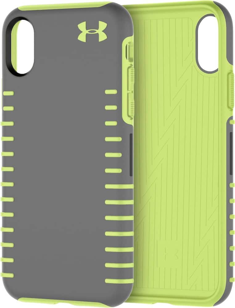 protect grip case for apple iphone x and xs - graphite/quirky lime protect grip case for apple iphone x and xs - graphite/quirky lime