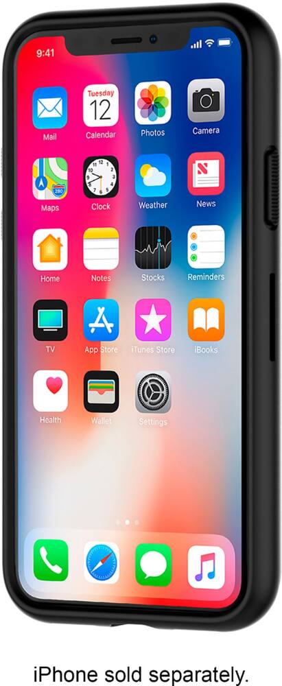 protect arsenal case for apple iphone x and xs - black/black protect arsenal case for apple iphone x and xs - black/black