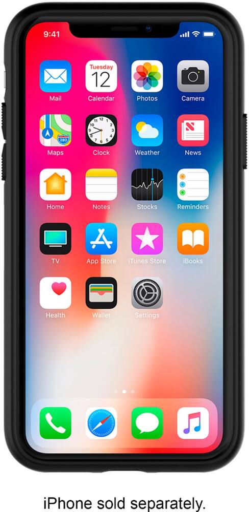 protect arsenal case for apple iphone x and xs - black/black protect arsenal case for apple iphone x and xs - black/black