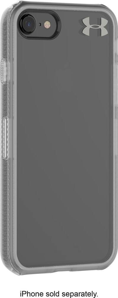 protect verge case for apple iphone 7 and 8 - clear/graphite/gunmetal logo protect verge case for apple iphone 7 and 8 - clear/graphite/gunmetal logo