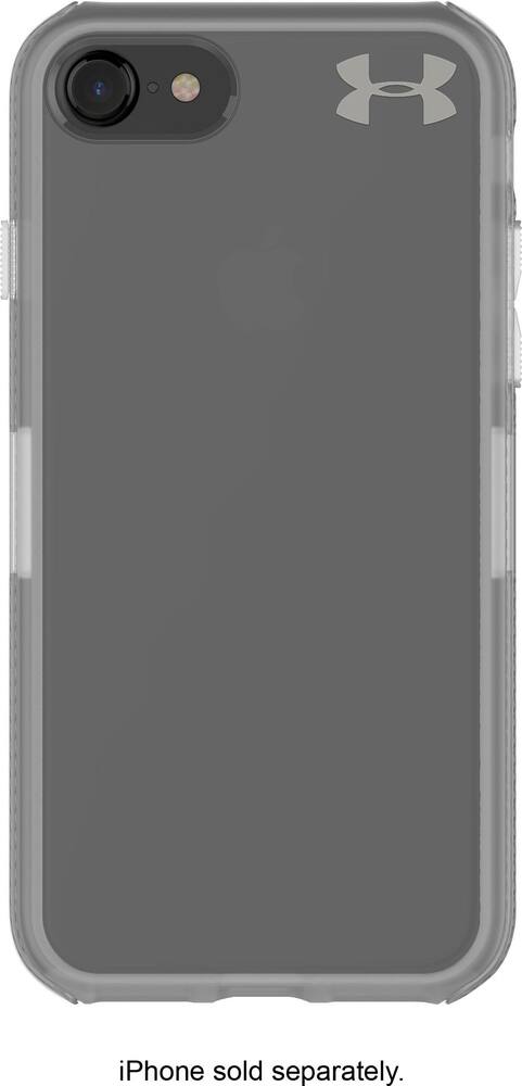 protect verge case for apple iphone 7 and 8 - clear/graphite/gunmetal logo protect verge case for apple iphone 7 and 8 - clear/graphite/gunmetal logo