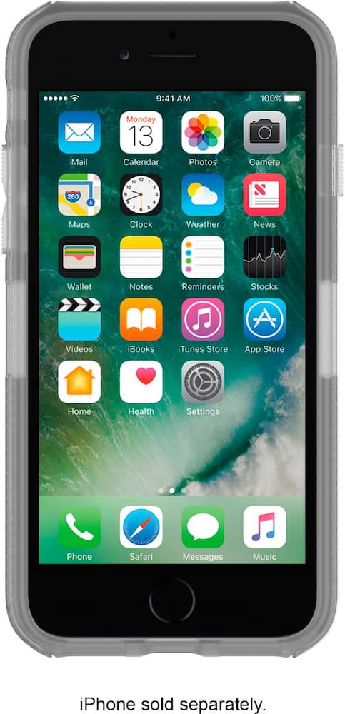 protect verge case for apple iphone 7 and 8 - clear/graphite/gunmetal logo protect verge case for apple iphone 7 and 8 - clear/graphite/gunmetal logo