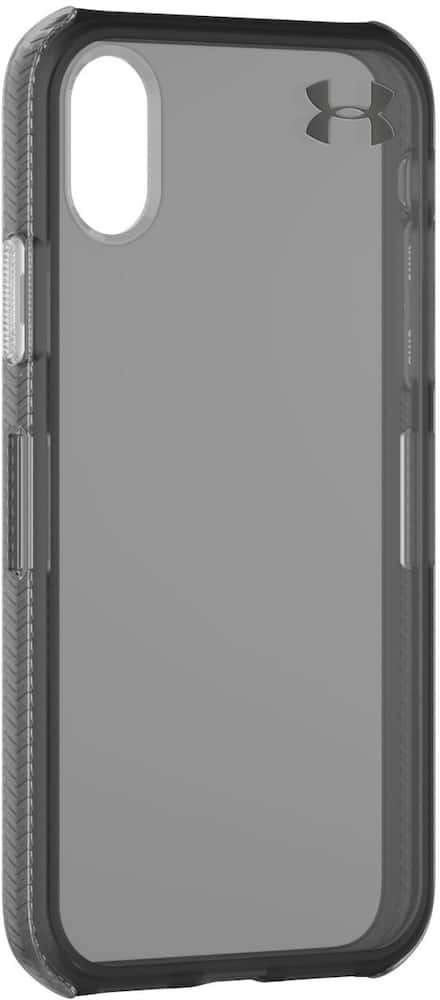 protect verge case for apple iphone x and xs - translucent smoke/black/metallic protect verge case for apple iphone x and xs - translucent smoke/black/metallic